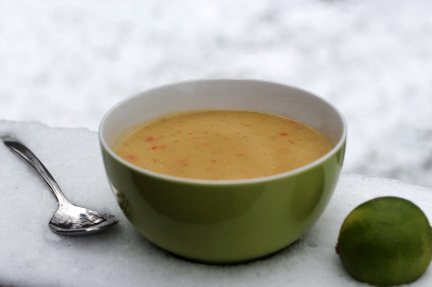 Winterliche Topinambur-Pastinake Suppe